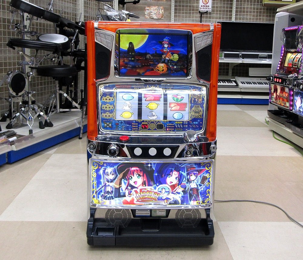 パチスロ実機 KPE マジカルハロウィン2 マジハロ コイン不要機搭載 100V電源対応 Vol調節つまみ有 - 電動工具・楽器・ブランド・住設家電も総合リユース｜リサイクルショップ福助