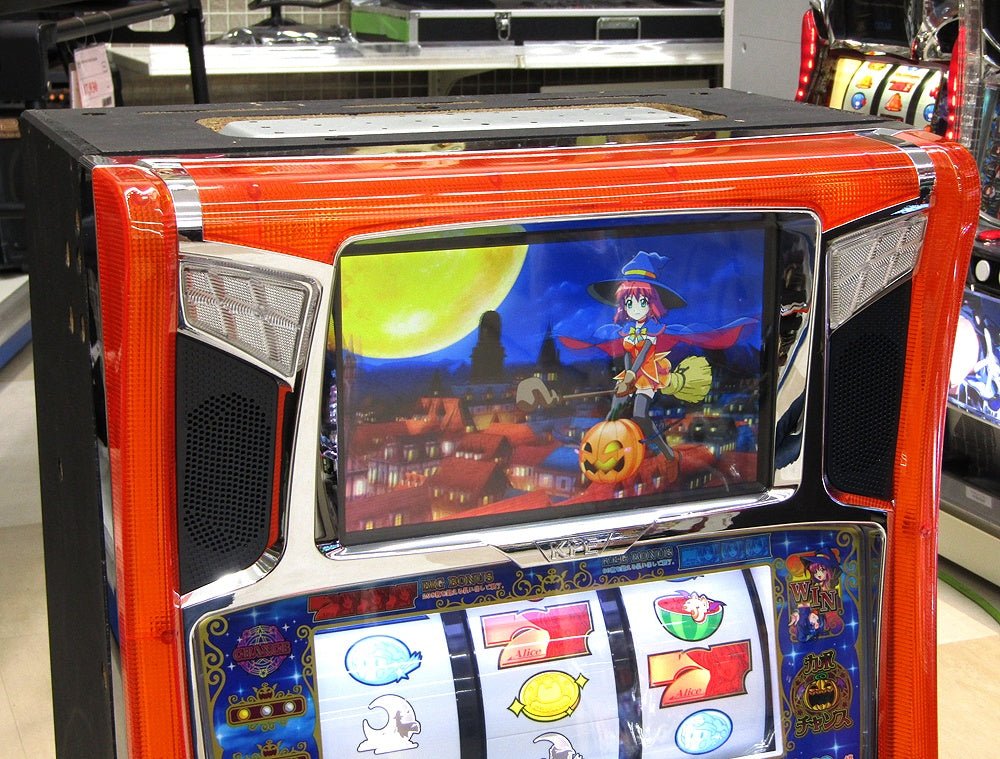 パチスロ実機 KPE マジカルハロウィン2 マジハロ コイン不要機搭載 100V電源対応 Vol調節つまみ有 - 電動工具・楽器・ブランド・住設家電も総合リユース｜リサイクルショップ福助