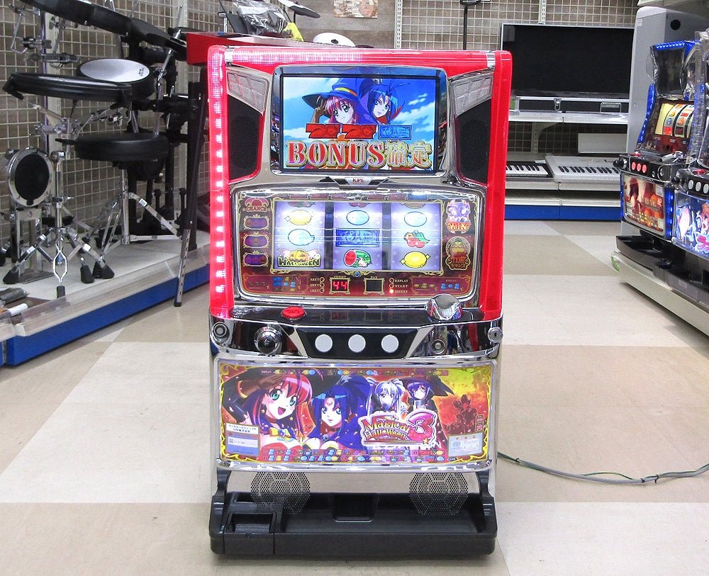 パチスロ実機 KPE マジカルハロウィン3 マジハロ コイン不要機搭載 100V対応 Vol調節つまみ有 - 電動工具・楽器・ブランド・住設家電も総合リユース｜リサイクルショップ福助