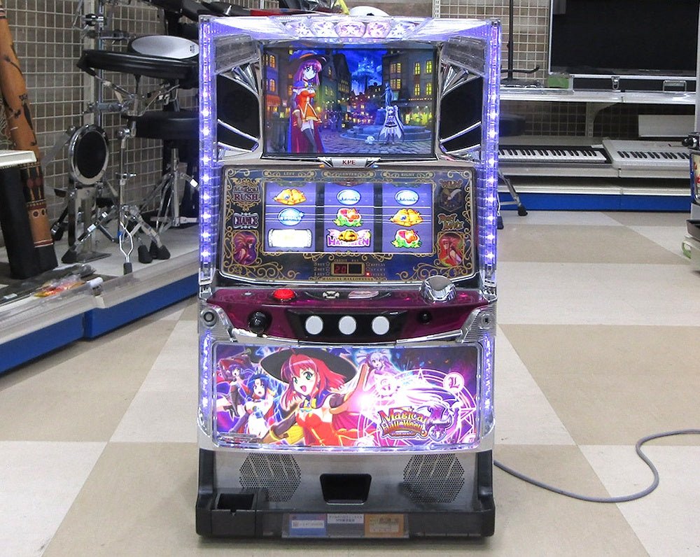 パチスロ実機 KPE マジカルハロウィン4 マジハロ コイン不要機搭載 100V対応 Vol調節つまみ有 - 電動工具・楽器・ブランド・住設家電も総合リユース｜リサイクルショップ福助