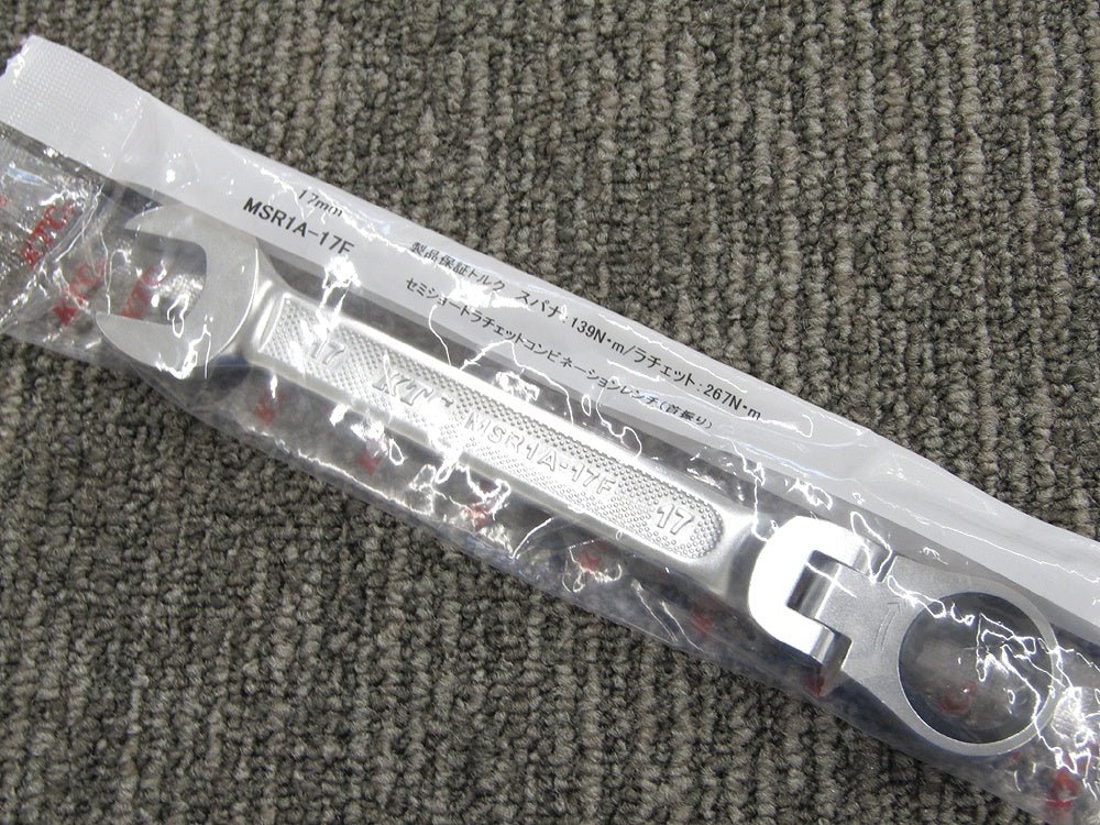 KTC セミショートラチェットコンビネーションレンチ(首振りタイプ) 6本セット MSR1A - 08F/10F/12F/13F/14F/17F 8/10/12/13/14/17mm+収納ケース - 電動工具・楽器・ブランド・住設家電も総合リユース｜リサイクルショップ福助