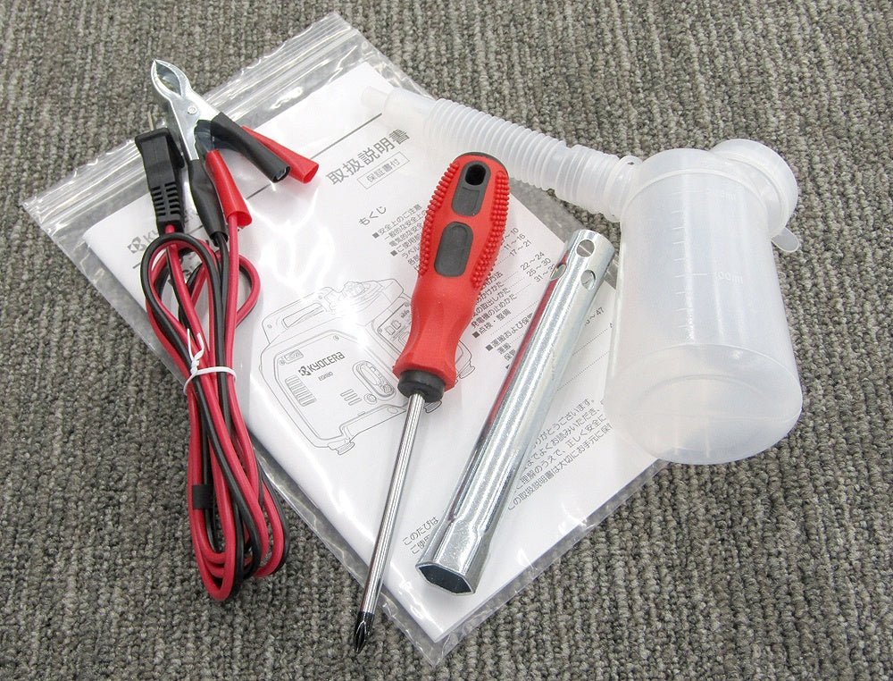京セラ(Kyocera) インバーター発電機 EGI180 664800A インバーター制御仕様 連続運転可能時間 3.2時間(定格)・ 7.4時間(1/4 負荷 省エネモード) - 電動工具・楽器・ブランド・住設家電も総合リユース｜リサイクルショップ福助