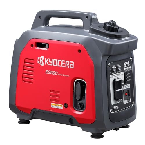 京セラ(Kyocera) インバーター発電機 EGI180 664800A インバーター制御仕様 連続運転可能時間 3.2時間(定格)・ 7.4時間(1/4 負荷 省エネモード) - 電動工具・楽器・ブランド・住設家電も総合リユース｜リサイクルショップ福助