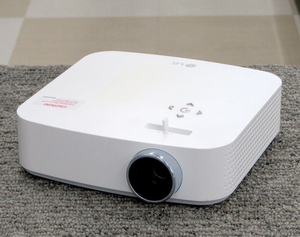 LG LED ポータブルプロジェクター PF50KS (フルHD/600lm/Bluetooth対応/1kg/バッテリー内蔵) - 電動工具・楽器・ブランド・住設家電も総合リユース｜リサイクルショップ福助