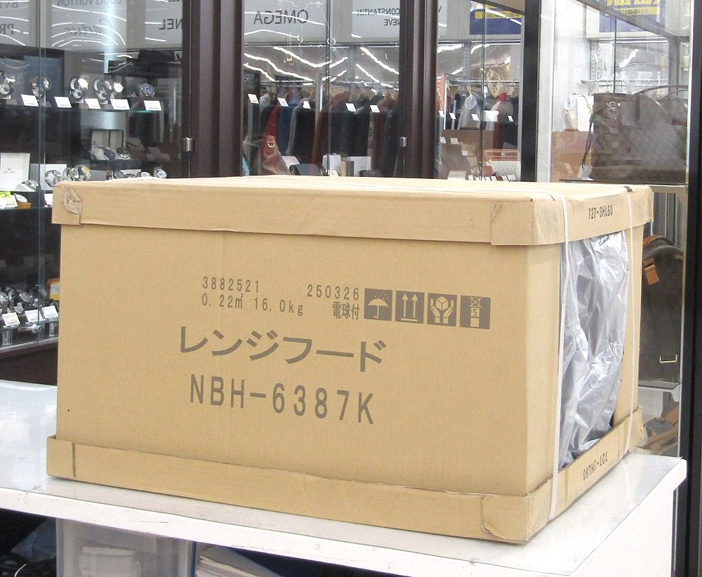 LIXIL リクシル NBH - 6387K レンジフード 換気扇 NBHシリーズ シロッコファン 間口60cm ブラック - 電動工具・楽器・ブランド・住設家電も総合リユース｜リサイクルショップ福助
