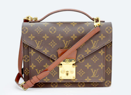 LOUIS VUITTON(ルイ ヴィトン) モノグラム モンソー26 ハンドバッグ M51187 ショルダーストラップ付属 - 安心保証・業界最安値の販売 福助
