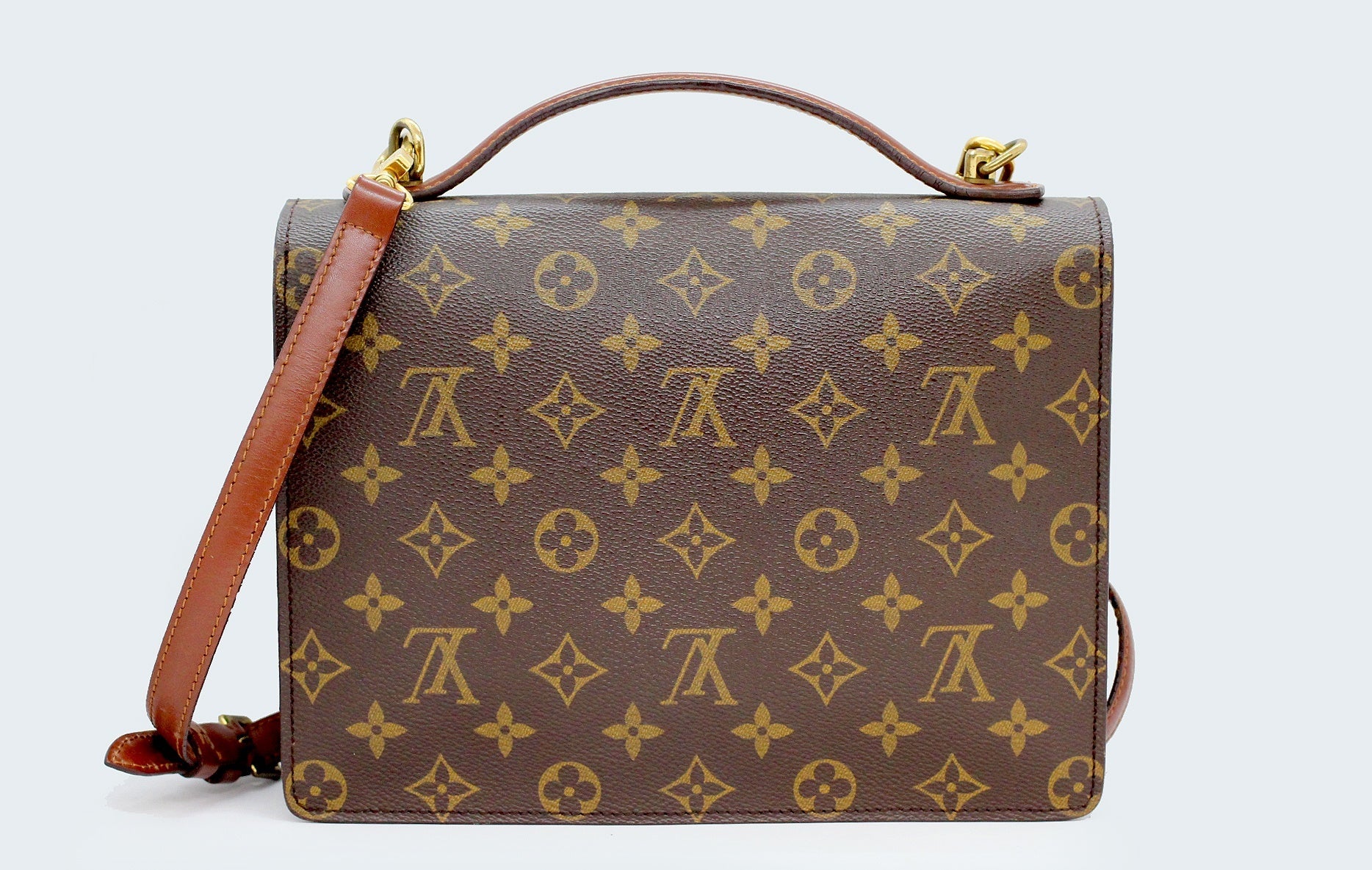 LOUIS VUITTON(ルイ ヴィトン) モノグラム モンソー26 ハンドバッグ M51187 ショルダーストラップ付属 - 安心保証・業界最安値の販売 福助