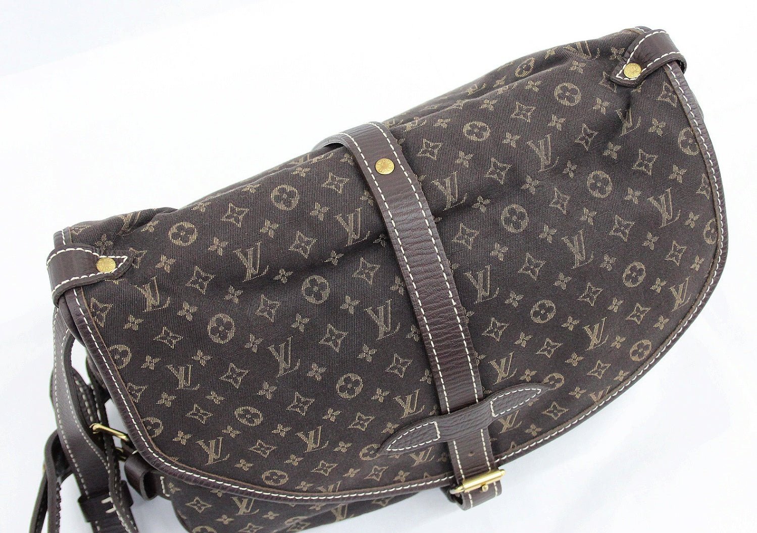 LOUIS VUITTON (ルイヴィトン) モノグラムミニラン ソミュール30 ブラウン(エベヌ) M95227 - 安心保証・業界最安値の販売 福助