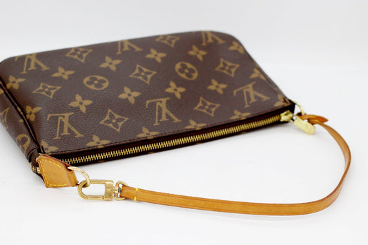 LOUIS VUITTON(ルイヴィトン) M51980 モノグラム ポシェット アクセソワール アクセサリーポーチ - 電動工具・楽器・ブランド・住設家電も総合リユース｜リサイクルショップ福助