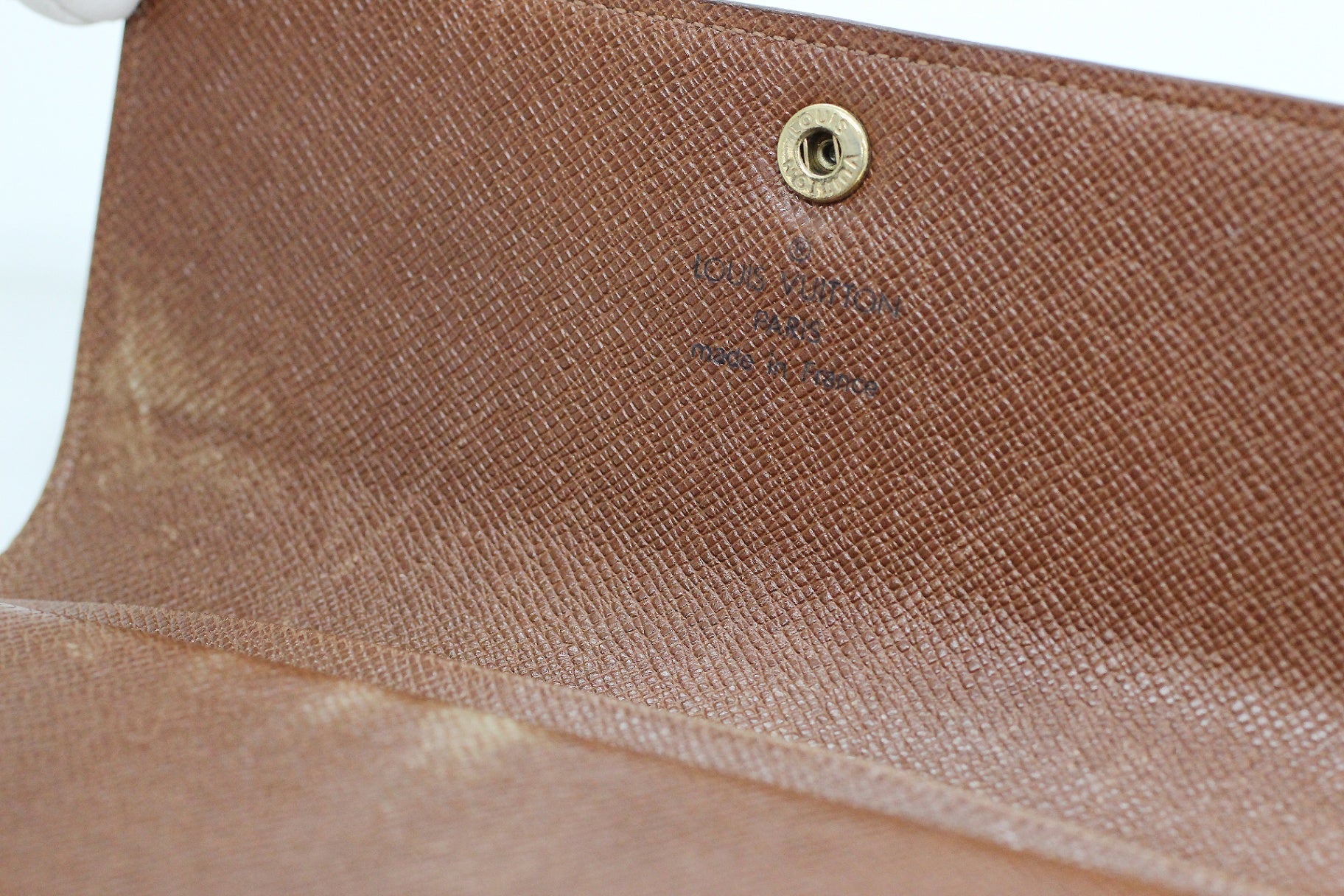 LOUIS VUITTON(ルイヴィトン) M61202 ポルトトレゾール エテュイ パピエ モノグラム 三つ折り財布 パスケース付属 - 電動工具・楽器・ブランド・住設家電も総合リユース｜リサイクルショップ福助