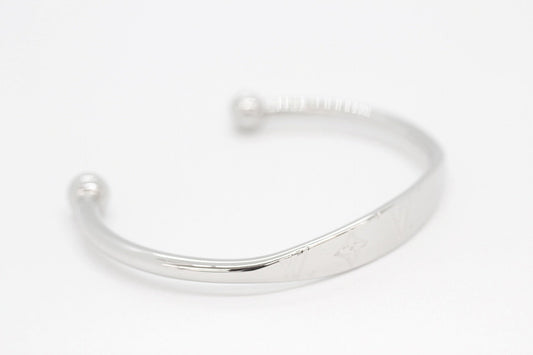 LOUIS VUITTON(ルイ ヴィトン) M64839 モノグラム ジョンク バングル ブレスレット M シルバー - 安心保証・業界最安値の販売 福助