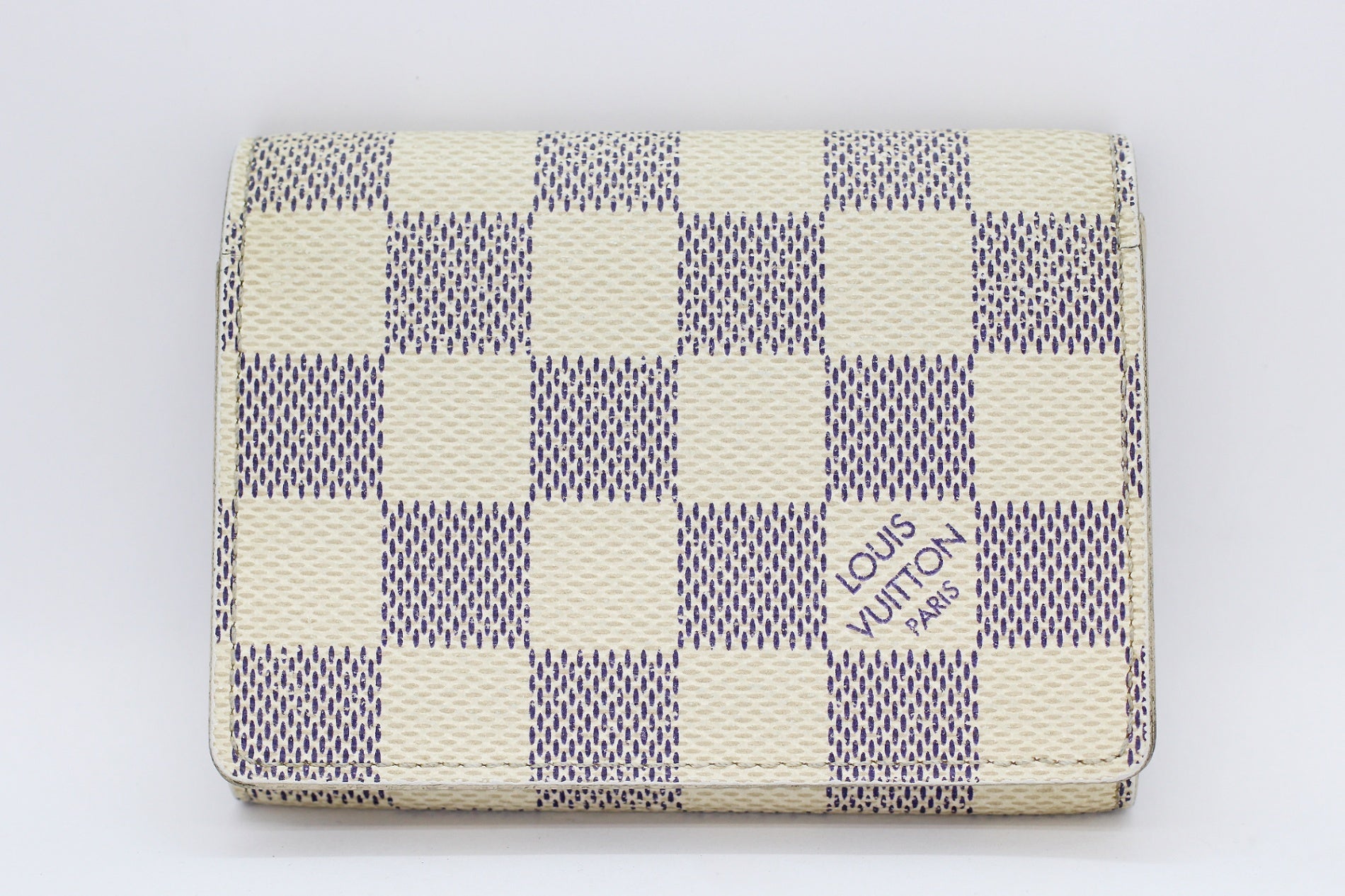 LOUIS VUITTON(ルイヴィトン) N61746 ダミエアズール 名刺入れ/カードケース アンヴェロップ・カルト ドゥ ヴィジット - 電動工具・楽器・ブランド・住設家電も総合リユース｜リサイクルショップ福助