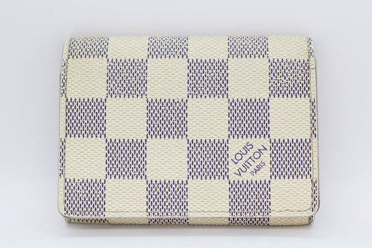 LOUIS VUITTON(ルイヴィトン) N61746 ダミエアズール 名刺入れ/カードケース アンヴェロップ・カルト ドゥ ヴィジット - 電動工具・楽器・ブランド・住設家電も総合リユース｜リサイクルショップ福助