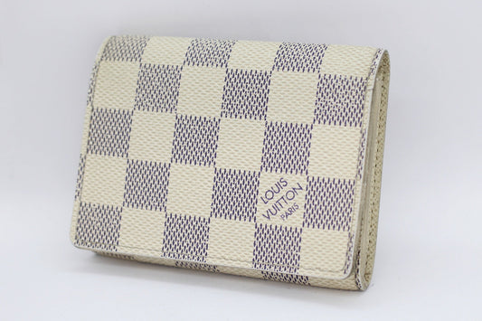 LOUIS VUITTON(ルイヴィトン) N61746 ダミエアズール 名刺入れ/カードケース アンヴェロップ・カルト ドゥ ヴィジット - 電動工具・楽器・ブランド・住設家電も総合リユース｜リサイクルショップ福助