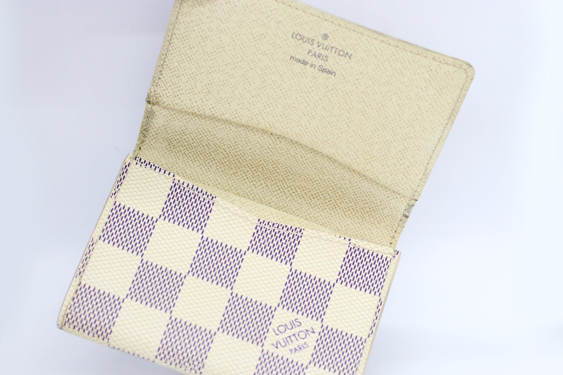 LOUIS VUITTON(ルイヴィトン) N61746 ダミエアズール 名刺入れ/カードケース アンヴェロップ・カルト ドゥ ヴィジット - 電動工具・楽器・ブランド・住設家電も総合リユース｜リサイクルショップ福助