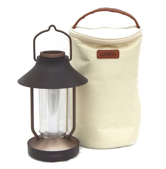LUMENA ルーメナー LEDランタン CLASSIC ブラウン 布製専用ケース付き - 安心保証・業界最安値の販売 福助