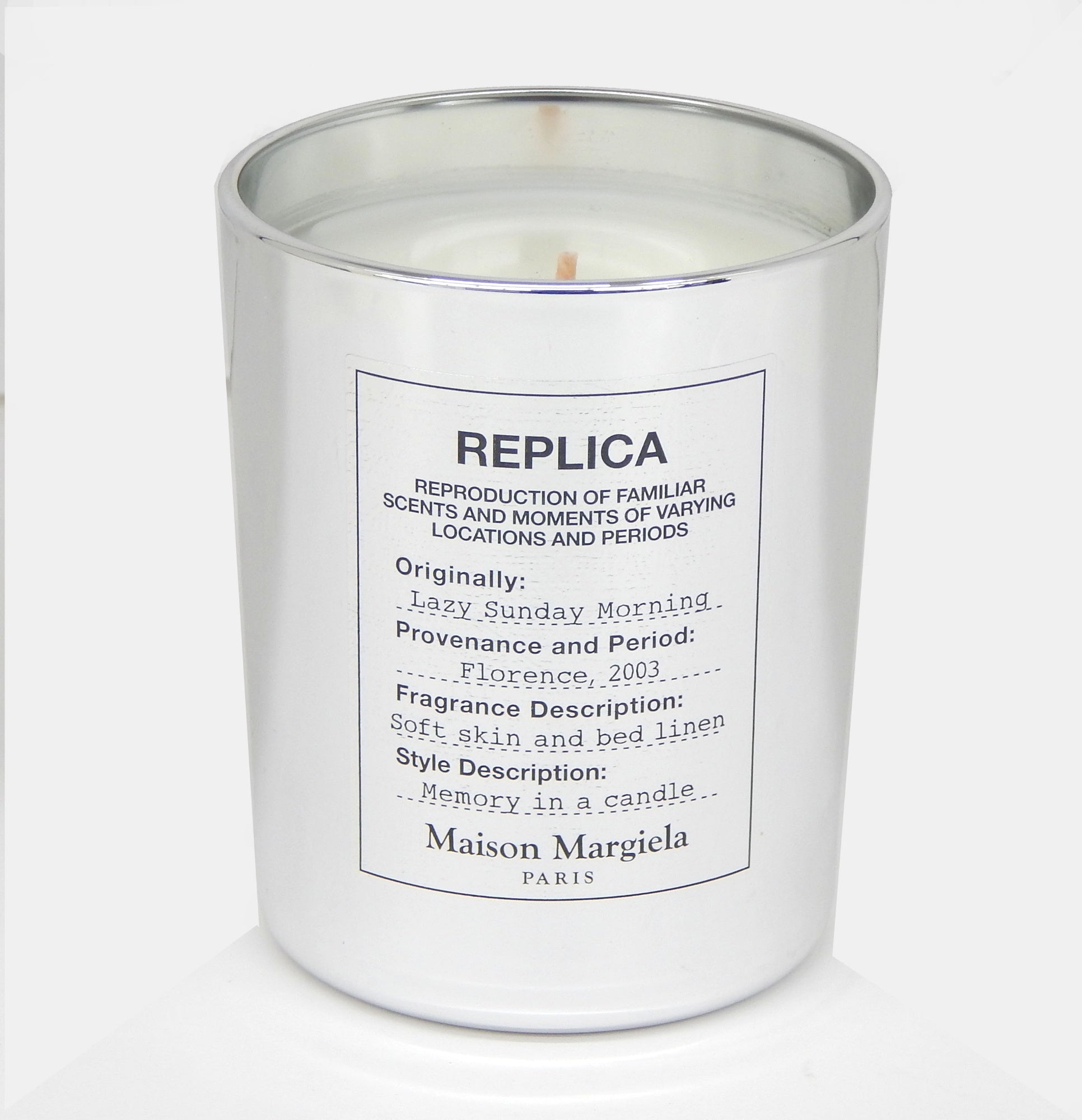 Maison Margiela レイジーサンデー モーニング キャンドル 「レプリカ」 165g - 安心保証・業界最安値の販売 福助