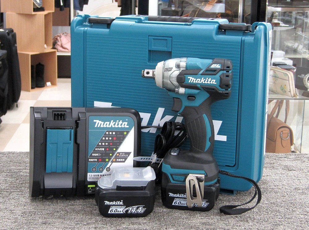 makita マキタ 充電式インパクトレンチ 14.4V 6Ah バッテリ2本・充電器・ケース付 TW284DRGX - 電動工具・楽器・ブランド・住設家電も総合リユース｜リサイクルショップ福助