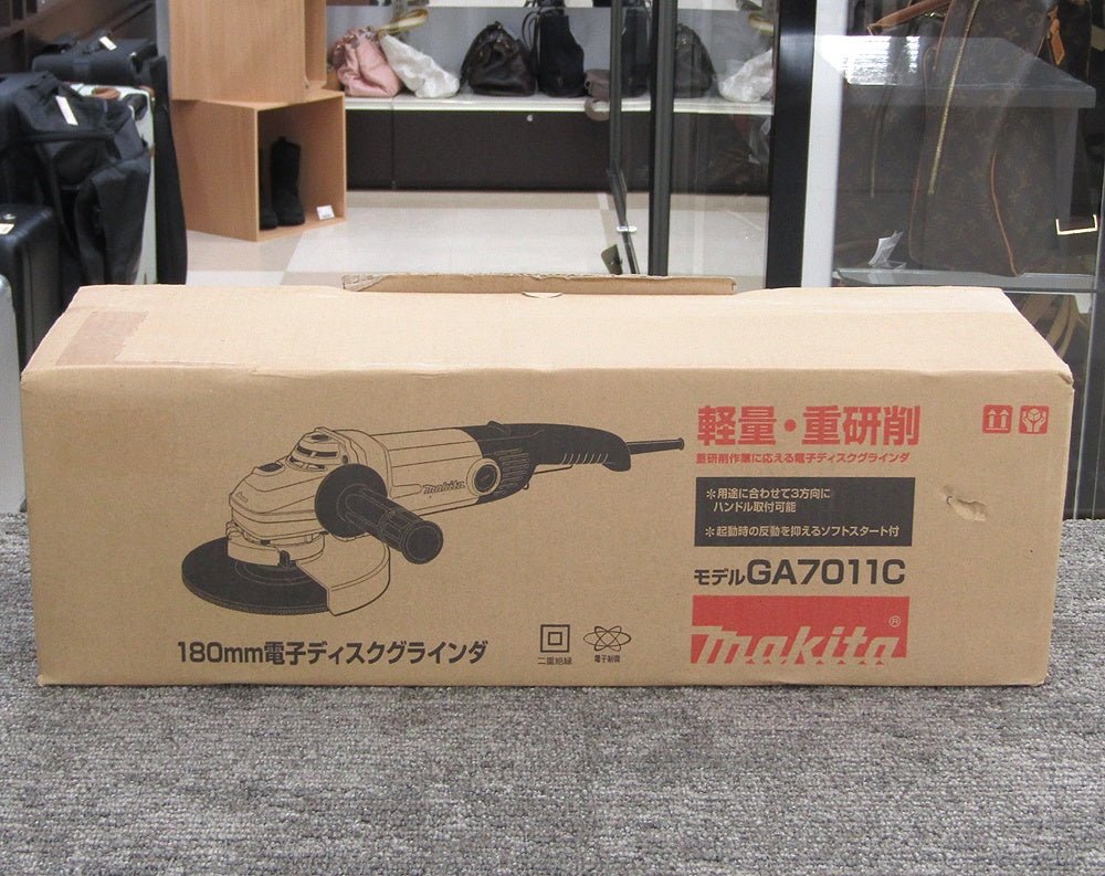 makita マキタ 180mm 電子ディスクグラインダ GA7011C - 電動工具・楽器・ブランド・住設家電も総合リユース｜リサイクルショップ福助