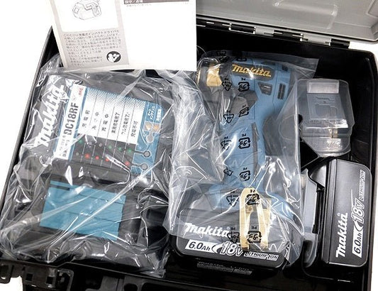 makita(マキタ) 充電式インパクトドライバ 18V-6.0Ah TD173DGXPB プレミアムブルー LXT20周年記念限定カラー バッテリー・充電器・ケース付 - 電動工具・楽器・ブランド・住設家電も総合リユース｜リサイクルショップ福助