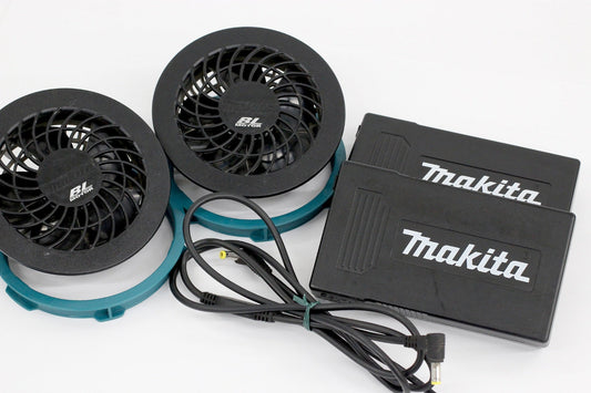 makita(マキタ) 空調服 ファンユニット A-72132 バッテリー×2 BL1055B A-72 - 電動工具・楽器・ブランド・住設家電も総合リユース｜リサイクルショップ福助