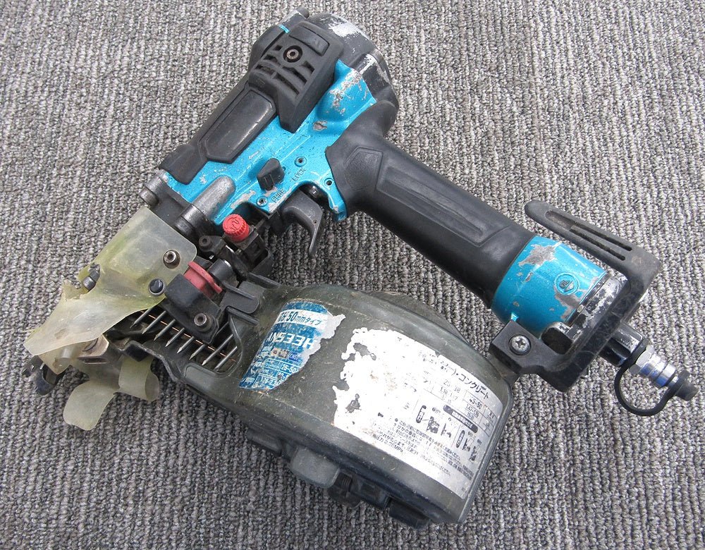 makita マキタ AN533H 50mm高圧エア釘打ち機 青 - 電動工具・楽器・ブランド・住設家電も総合リユース｜リサイクルショップ福助
