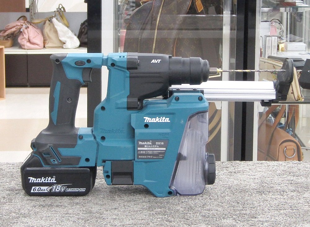 makita マキタ HR183DRGXV 18mm充電式ハンマドリル 18V6.0Ah バッテリ*2 充電器 ケース付 - 電動工具・楽器・ブランド・住設家電も総合リユース｜リサイクルショップ福助