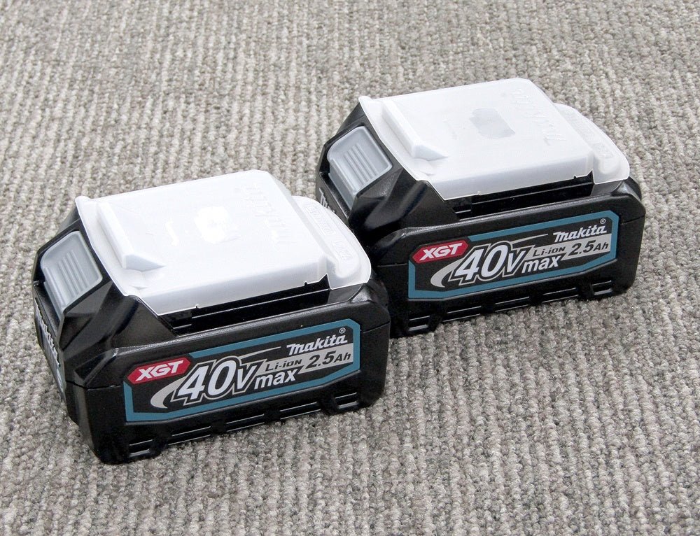 makita マキタ KP001GRDX 82mm充電式カンナ 40Vmax2.5Ａh バッテリ2本・充電器付 - 電動工具・楽器・ブランド・住設家電も総合リユース｜リサイクルショップ福助