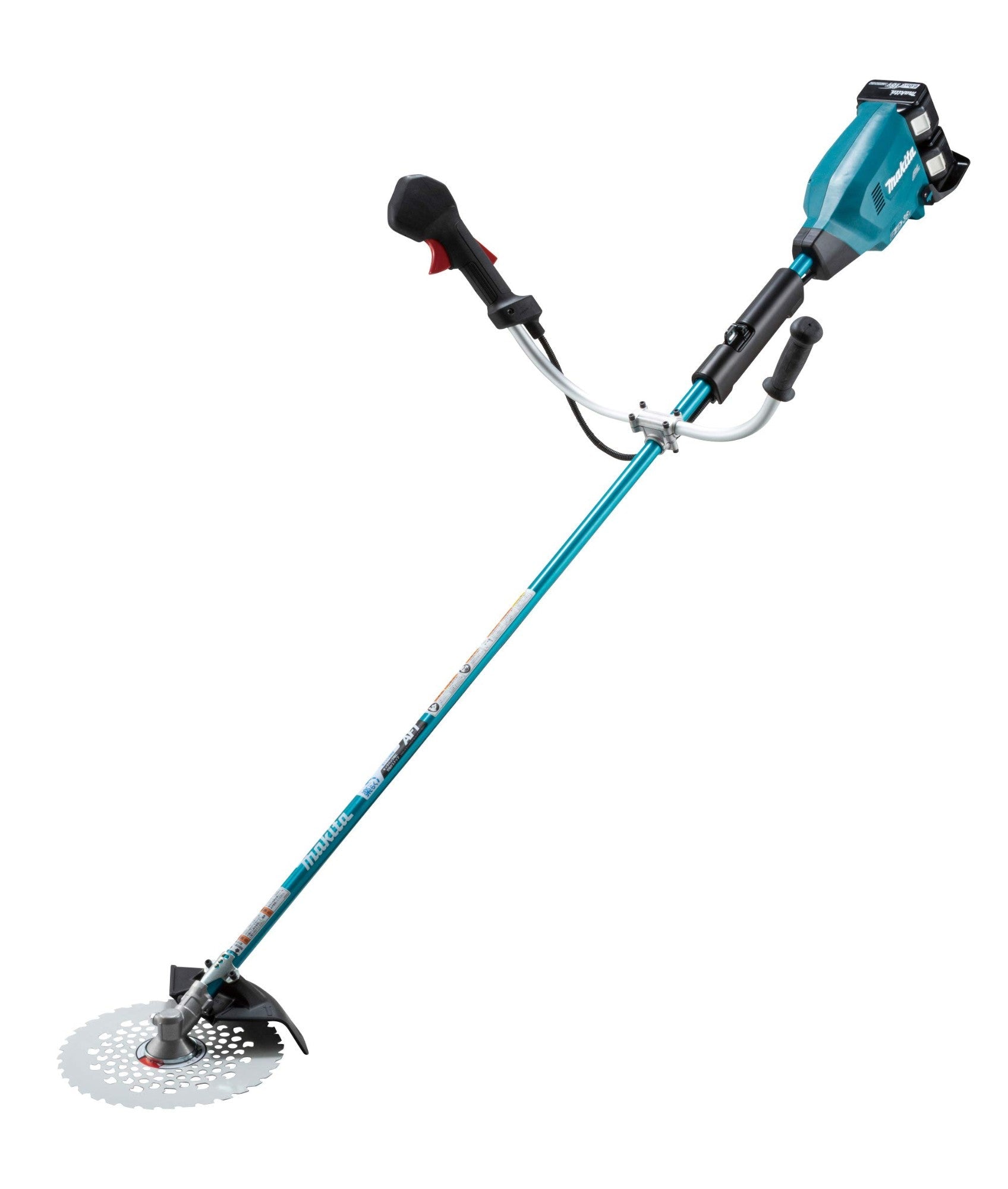 makita マキタ 充電式草刈機 MUR369UDG2 18V+18V 刈込幅255mmチップソー付 Uハンドル 6Ahバッテリ2本・充電器付 - 電動工具・楽器・ブランド・住設家電も総合リユース｜リサイクルショップ福助