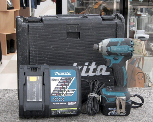 makita マキタ TD137DRFX 充電式インパクトドライバ 14.4V 3.0Ah 青 - 電動工具・楽器・ブランド・住設家電も総合リユース｜リサイクルショップ福助