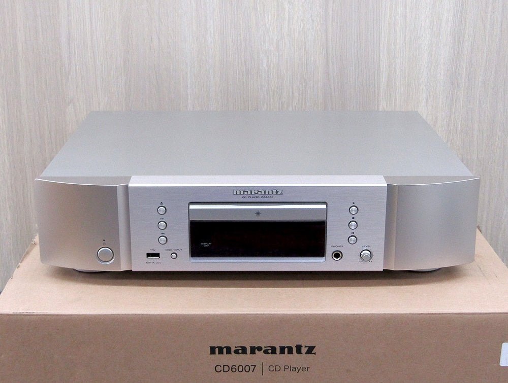 marantz マランツ CD6007 CDプレーヤー HDAM搭載 フルディスクリート/アナログ出力回路搭載 192kHz/24bit対応DAC搭載 シルバーゴールド - 電動工具・楽器・ブランド・住設家電も総合リユース｜リサイクルショップ福助