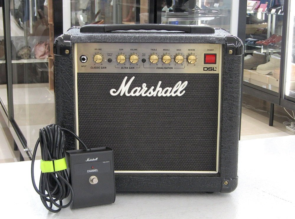 Marshall マーシャル ギターアンプ DSL1CR ギターアンプ コンボ 1W/0.1W出力 - 電動工具・楽器・ブランド・住設家電も総合リユース｜リサイクルショップ福助
