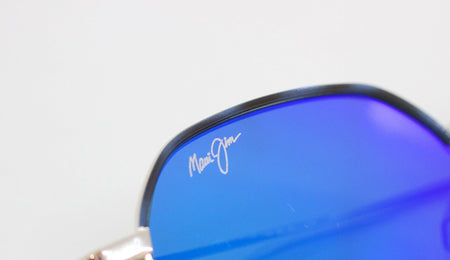 MAUI JIM(マウイジム) MJ859 - 17 サングラス ミラーレンズ ISLAND EYES シルバーカラー チタニウムフレーム - 安心保証・業界最安値の販売 福助