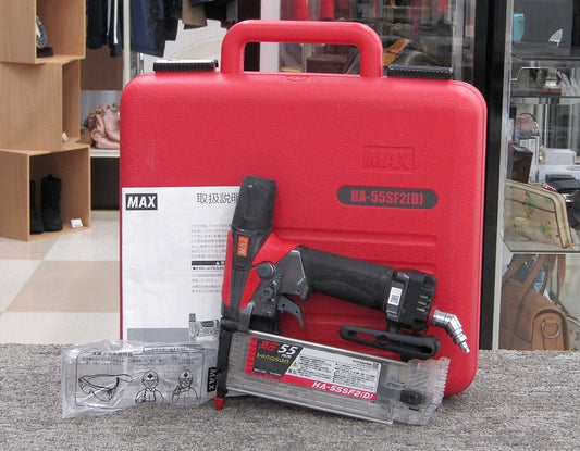 MAX マックス 55mm高圧フィニッシュネイラ HA - 55SF2(D) 釘打ち機 - 電動工具・楽器・ブランド・住設家電も総合リユース｜リサイクルショップ福助