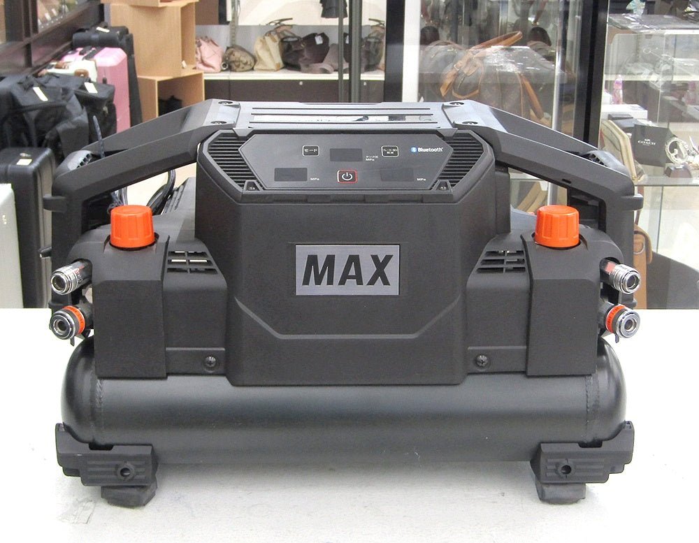 MAX マックス 高圧専用エアコンプレッサ AK - HH1310E ブラック Bluetooth対応 50/60Hz - 電動工具・楽器・ブランド・住設家電も総合リユース｜リサイクルショップ福助