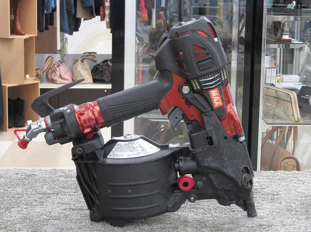 MAX マックス 高圧コイルネイラ HN - 65N4(D) - R 釘打ち機 マイスターレッド (HN91017) - 電動工具・楽器・ブランド・住設家電も総合リユース｜リサイクルショップ福助