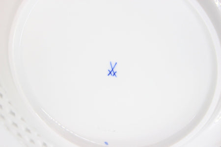 Meissen(マイセン) ブルーオニオン 透かし飾り皿 メッシュ プレート 29cm 800101/54804 - 安心保証・業界最安値の販売 福助