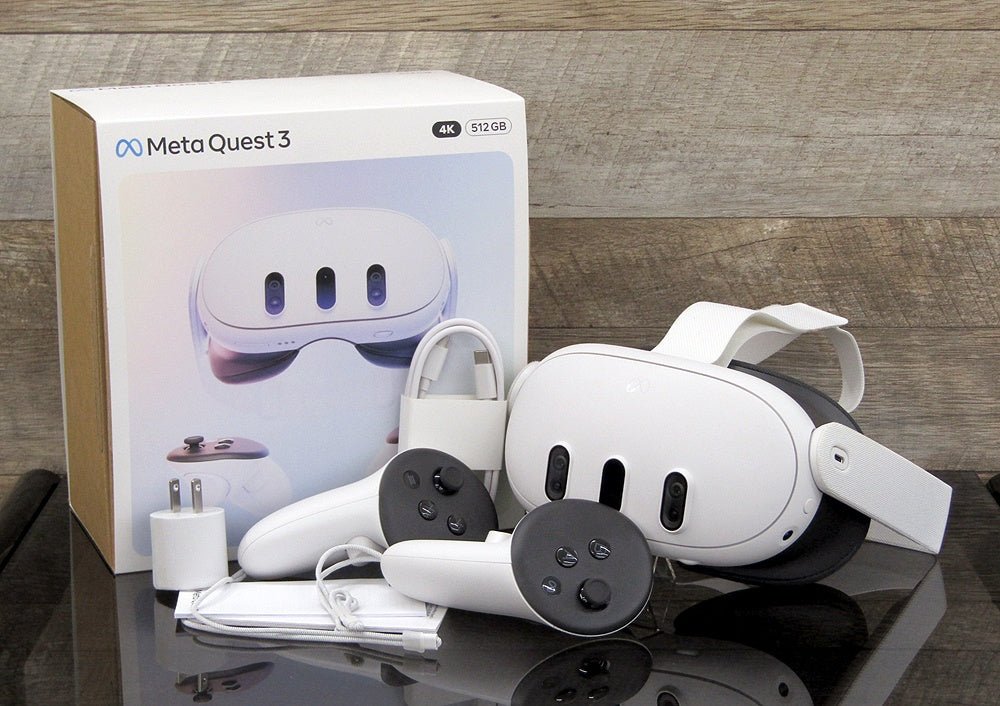 Meta Quest 3 512GB メタクエスト3 VRヘッドセット S3A 899 - 00594 - 01 4K解像度+ Infinite Display - 安心保証・業界最安値の販売 福助