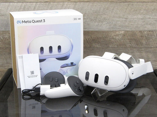 Meta Quest 3 512GB メタクエスト3 VRヘッドセット S3A 899 - 00594 - 01 4K解像度+ Infinite Display - 安心保証・業界最安値の販売 福助