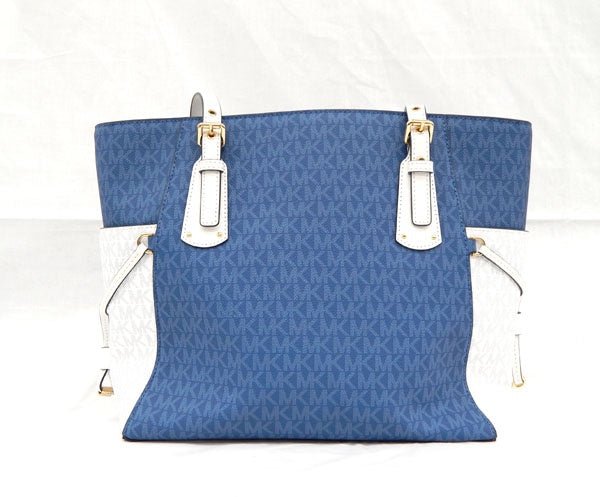MICHAEL KORS/マイケルコース トートバッグ　ネイビー　ホワイト - 安心保証・業界最安値の販売 福助