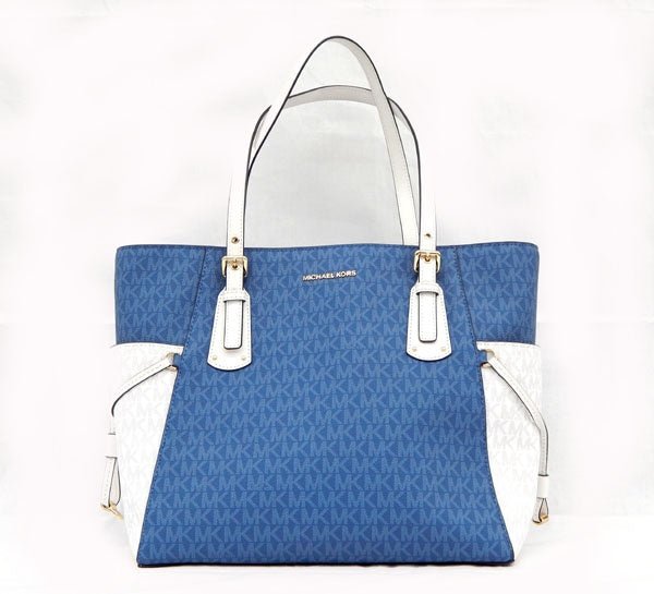MICHAEL KORS/マイケルコース トートバッグ　ネイビー　ホワイト - 安心保証・業界最安値の販売 福助