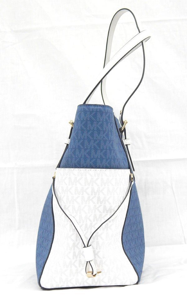 MICHAEL KORS/マイケルコース トートバッグ　ネイビー　ホワイト - 安心保証・業界最安値の販売 福助