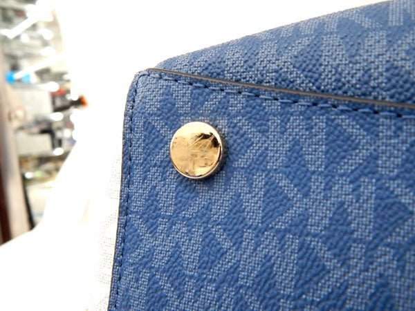 MICHAEL KORS/マイケルコース トートバッグ　ネイビー　ホワイト - 安心保証・業界最安値の販売 福助