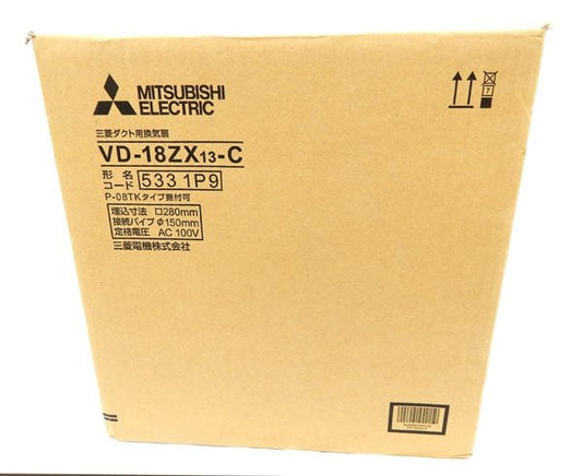 三菱電機(MITSUBISHI ELECTRIC) 天井埋込形ダクト用換気扇 低騒音インテリア格子タイプ VD - 18ZX13 - C - 電動工具・楽器・ブランド・住設家電も総合リユース｜リサイクルショップ福助