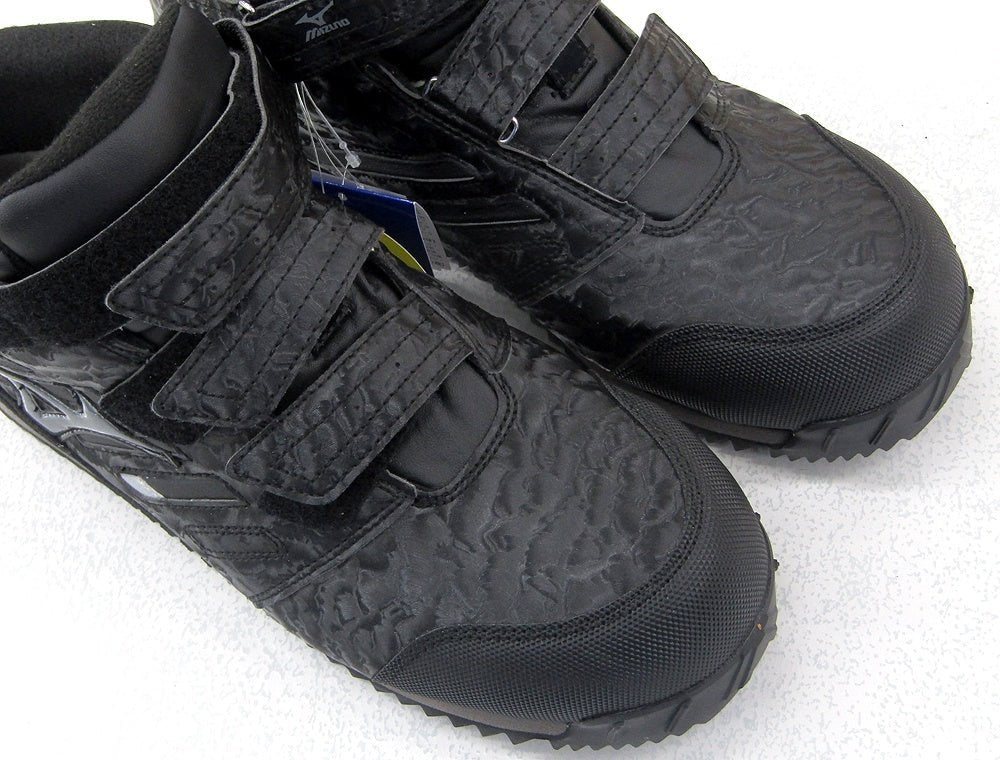 ミズノ MIZUNO 安全靴 ワーキングシューズ F1GA180409 ブラック×シルバー 27.5cm - 安心保証・業界最安値の販売 福助