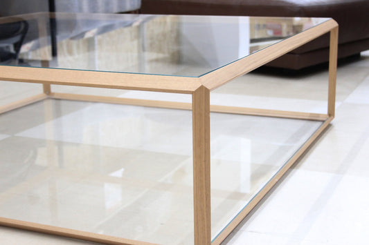 Molteni&C (モルテーニ ) 45°/tavolino グラードテーブル ガラステーブル/ローテーブル - 電動工具・楽器・ブランド・住設家電も総合リユース｜リサイクルショップ福助