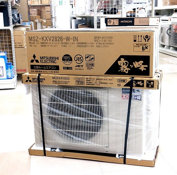 三菱電機 ルームエアコン ズバ暖霧ヶ峰 MSZ-KXV2826-W [ピュアホワイト] 冷房12畳/暖房11畳まで 2026年モデル - 電動工具・楽器・ブランド・住設家電も総合リユース｜リサイクルショップ福助
