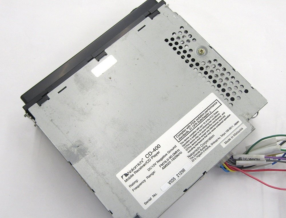 Nakamichi ナカミチ CDプレーヤー AM/FMチューナー CD - 400 カーオーディオ - 安心保証・業界最安値の販売 福助