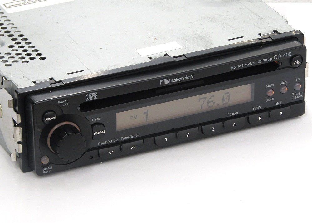 Nakamichi ナカミチ CDプレーヤー AM/FMチューナー CD - 400 カーオーディオ - 安心保証・業界最安値の販売 福助