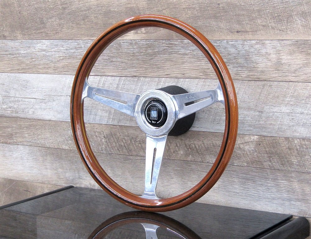 NARDI ナルディ ウッドステアリング ハンドル カー用品 直径約37cm/グリップ幅約2.4cm前後 - 安心保証・業界最安値の販売 福助